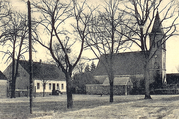 Alte Ansicht der Kirche 