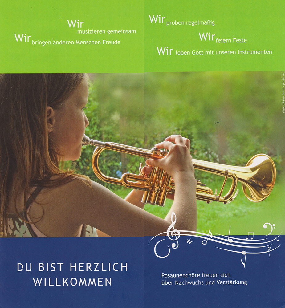 Flyer Posaunenchor Rückseite